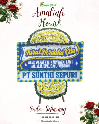 Papan Bunga Duka di Maricaya Selatan